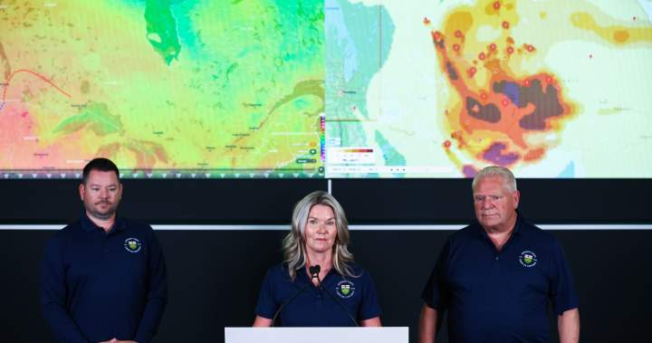 Ford says it is a ‘miracle’ nobody has died as wildfires rip across northern Ontario