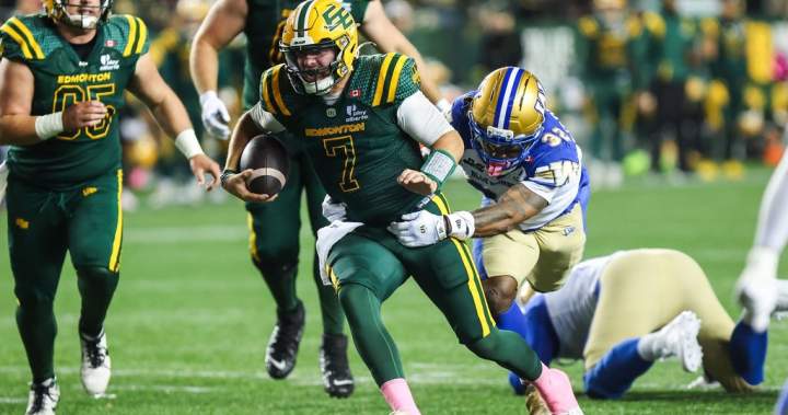 Elks clinch home field for CFL West playoffs with win over Blue Bombers